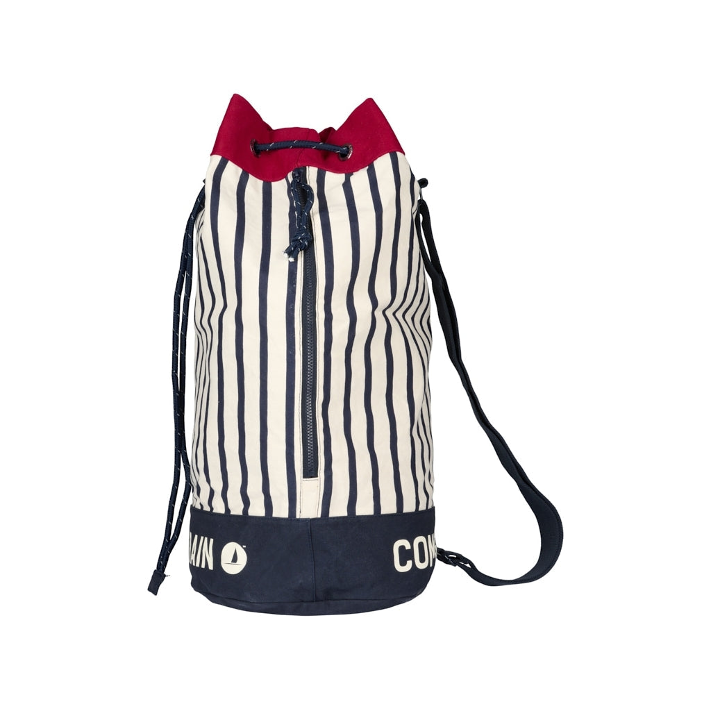 Striped Sailors Bag - Ecru/SR Navy