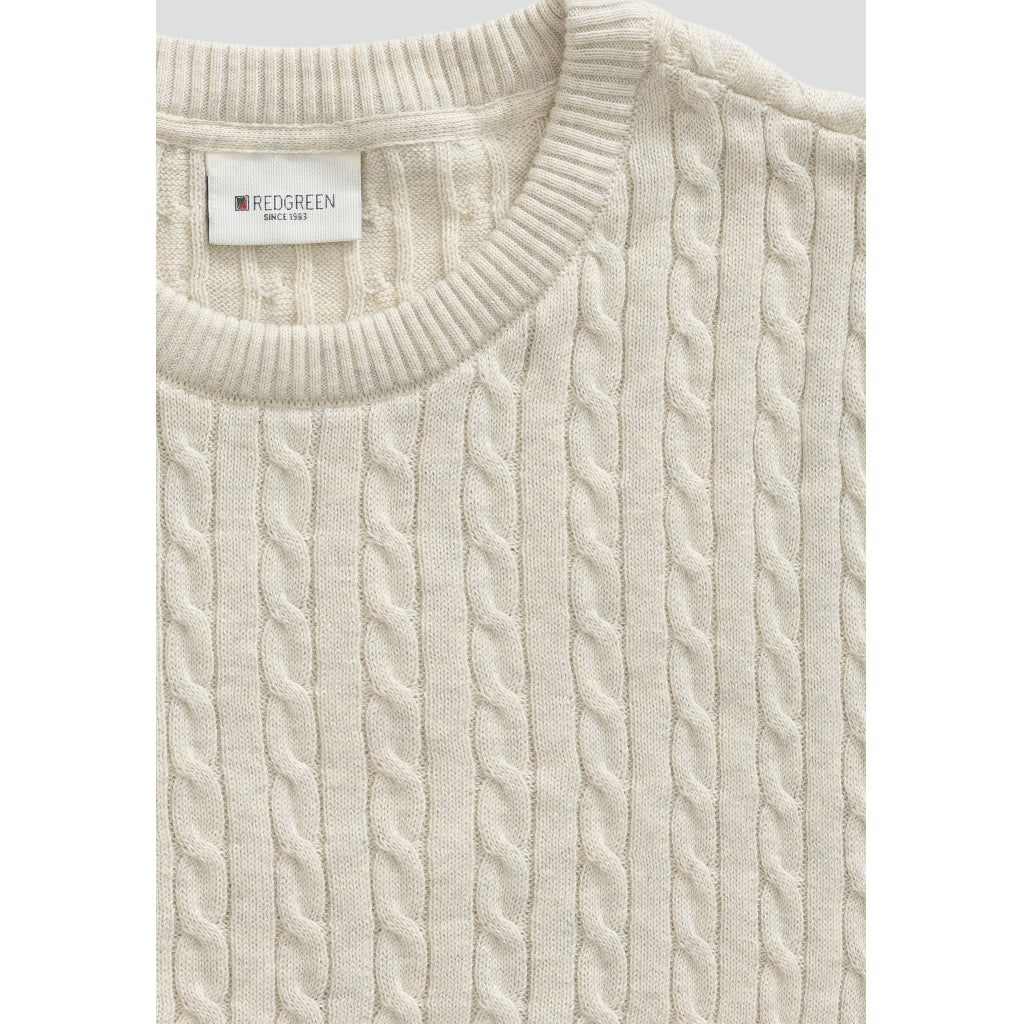 Susan Cable strik - Ecru Melange
