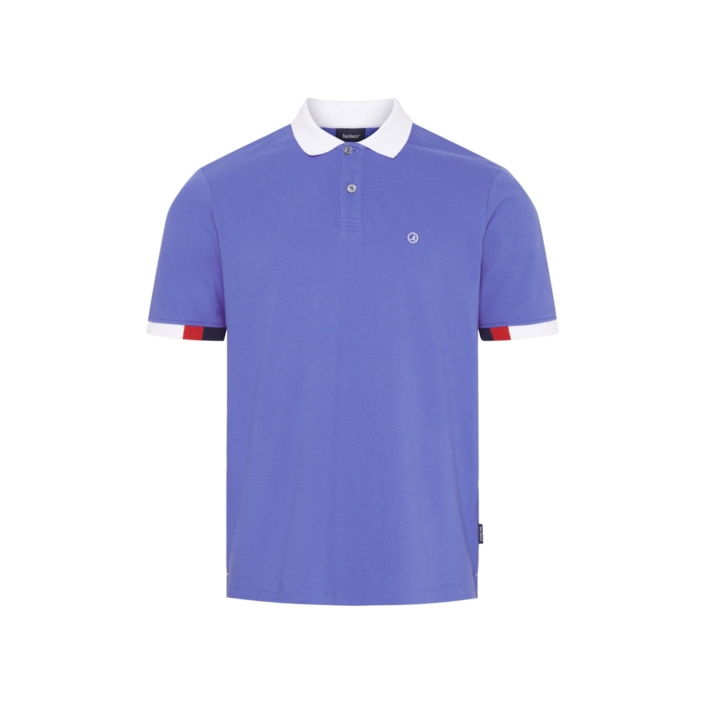 Thom Short Sleeve Polo - Blue
