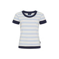 Tonnere Striped Short Sleeve Tee - Pearl / Cashmere Blue