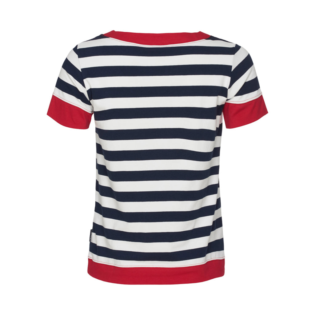 Tonnere Striped Short Sleeve Tee - SR Navy/Pearl
