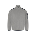 Tuke Half Zip - Grey Melange