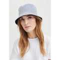 Viola Bucket Hat - Navy Stripe