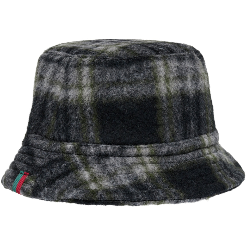 Vita Hat - Olive Green Check
