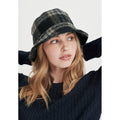Vita Hat - Olive Green Check
